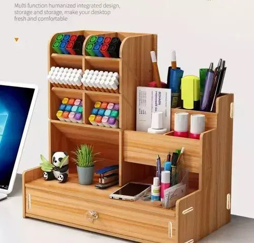Organizador Escritorio Madera Ecológica