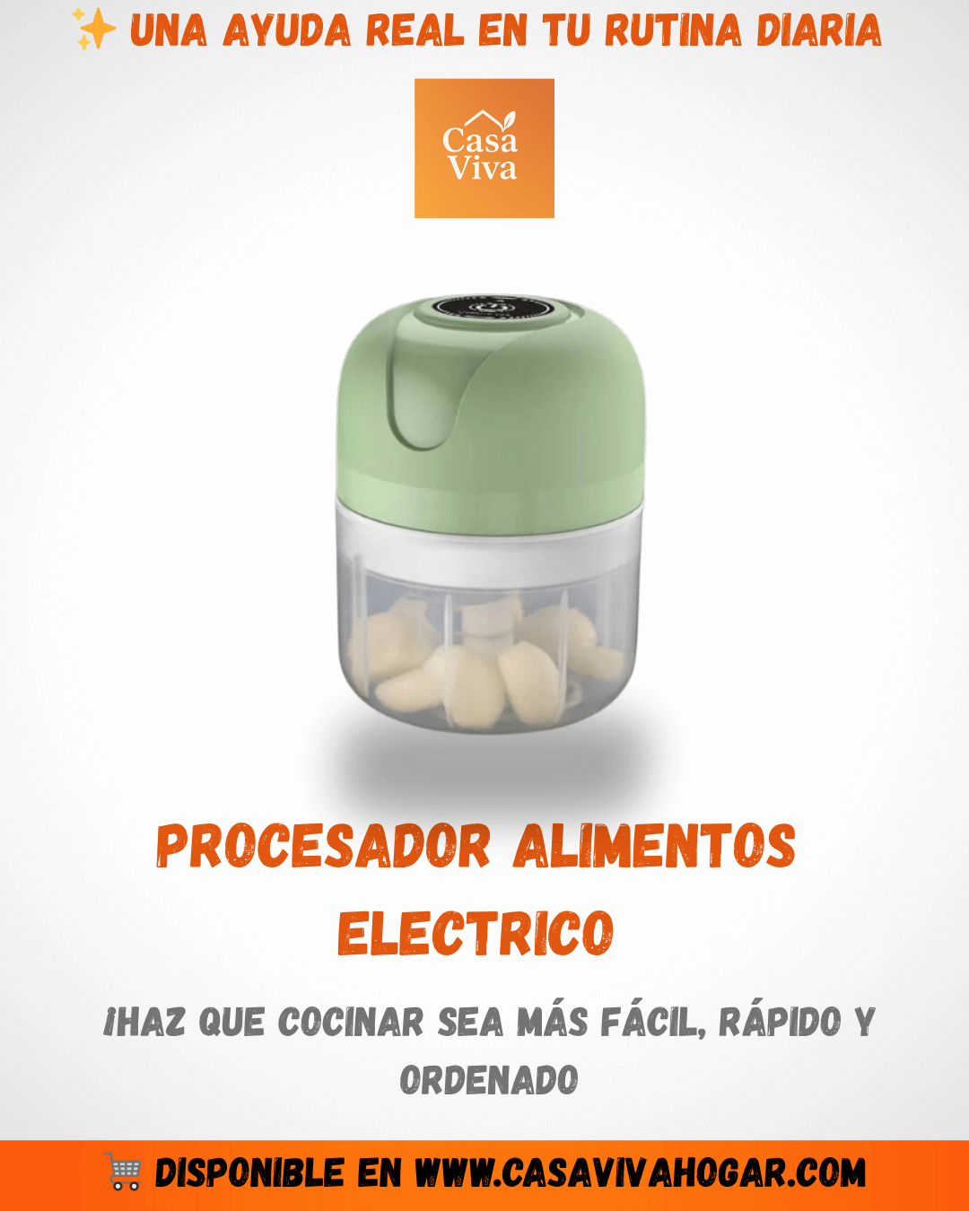 Procesador Alimentos Eléctrico (variedades) – Pica, Ralla y Tritura en Segundos